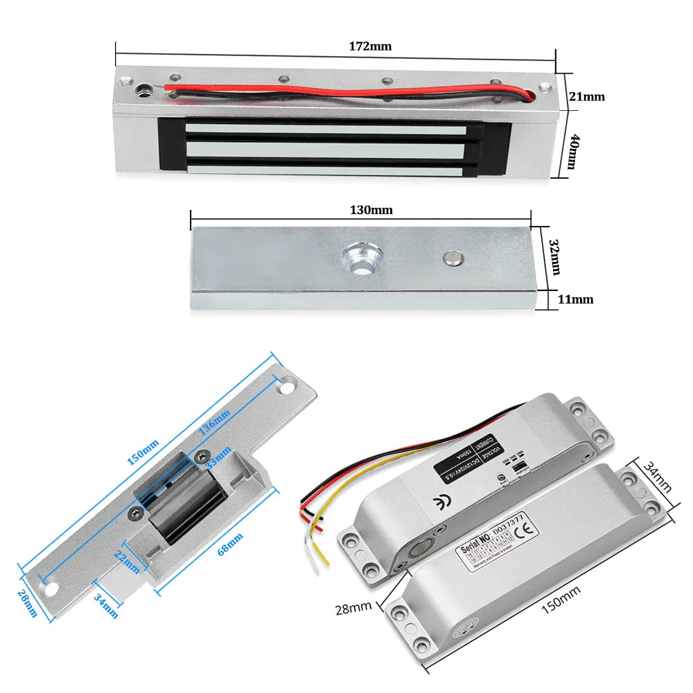 Bluetooth Tuya APP Door Access Control System Kit