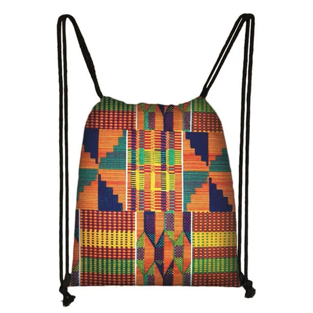 Mandala / Hamsa Fatima Hand/ Buddha Lotus Flower backpack woman Drawstring Bag girls Storage Bag Ladies travel bag