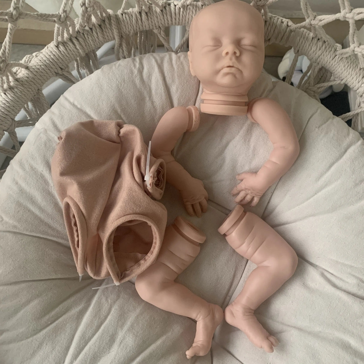 NPK 18inch Reborn Doll Kit Delilah Lifeike fresh