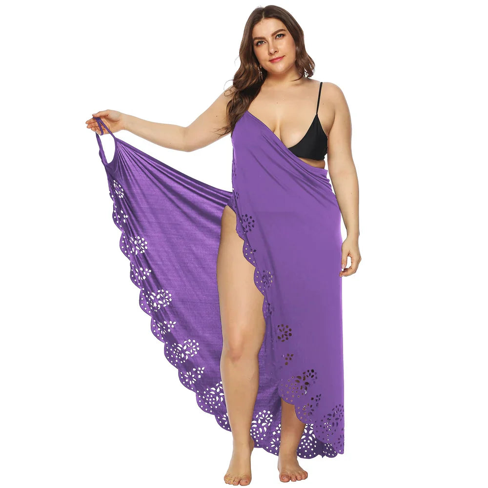 Sexy Cover Up Plus Size Bikini Women Swimsuit