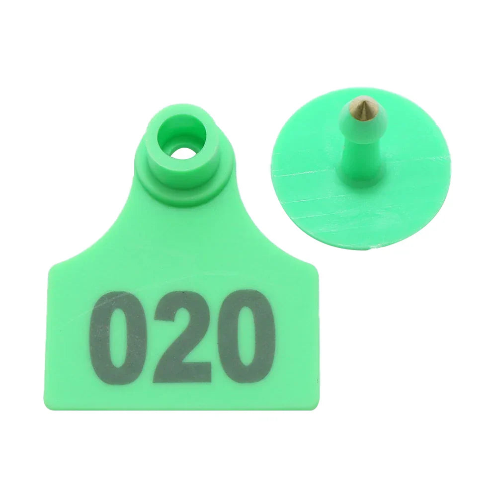 4*5cm Pig Goat Ear Tags NO. 001-100 Animal