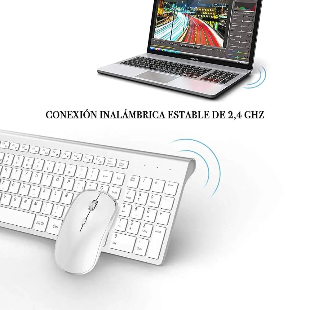 Russian version 2.4g wireless keyboard and mouse, ergonomics,