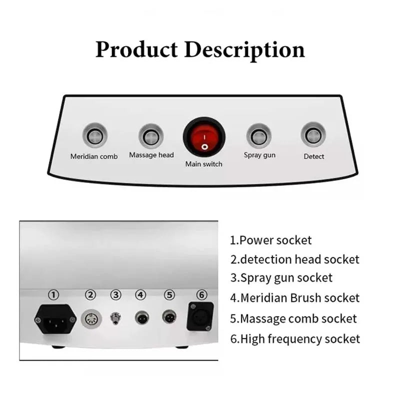 Head Skin Care Device Multifunctional Scalp Care Instrument