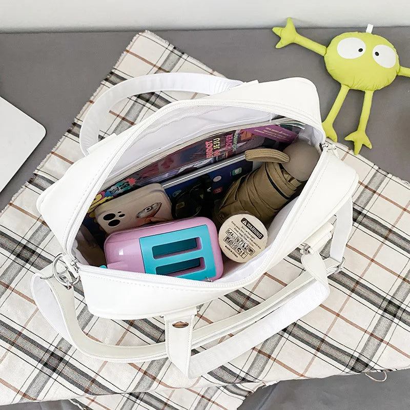 Heart Ita Bag Crossbody with Purse PU Japanese