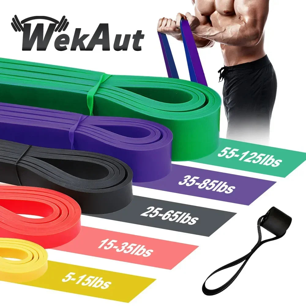 Heavy Duty Latex Resistance Band Set Elastic Exercise