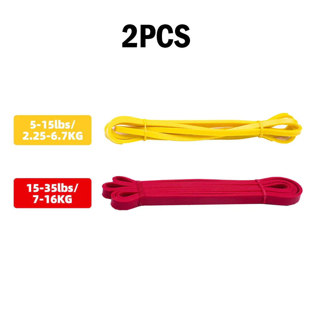 Heavy Duty Latex Resistance Band Set Elastic Exercise
