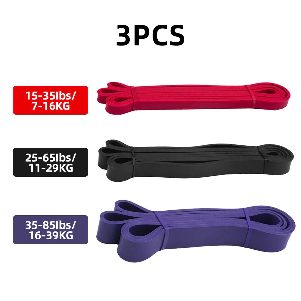 Heavy Duty Latex Resistance Band Set Elastic Exercise