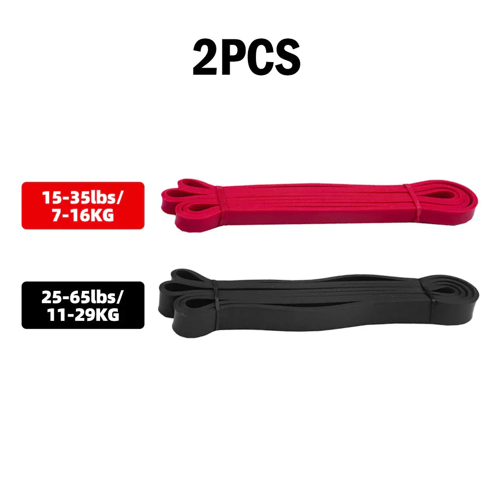 Heavy Duty Latex Resistance Band Set Elastic Exercise