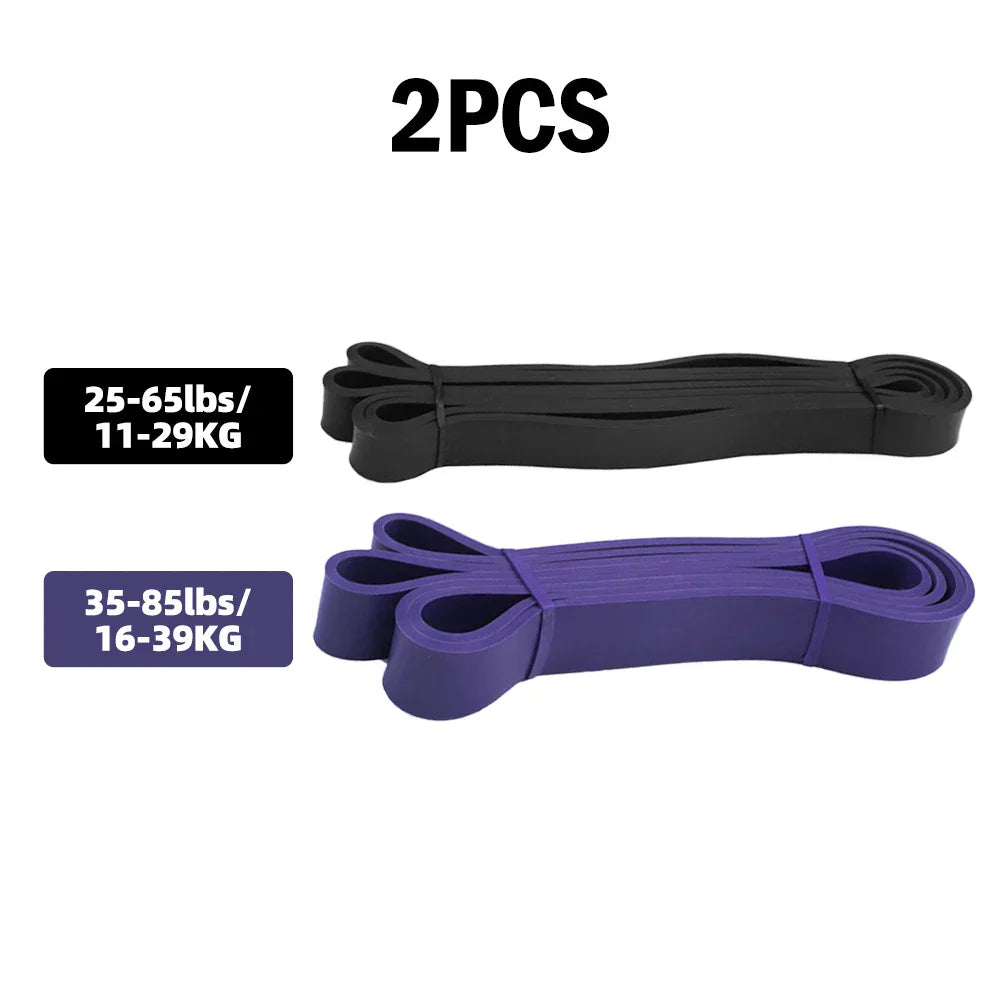 Heavy Duty Latex Resistance Band Set Elastic Exercise