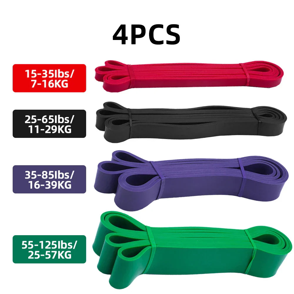 Heavy Duty Latex Resistance Band Set Elastic Exercise