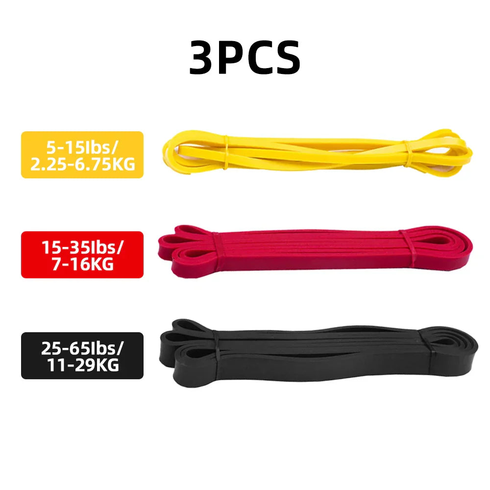 Heavy Duty Latex Resistance Band Set Elastic Exercise