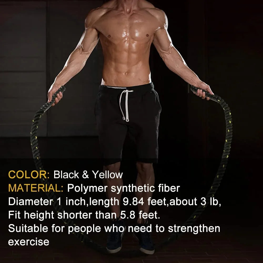 Heavy Jump Rope for Fitness Training Crossfit Battle