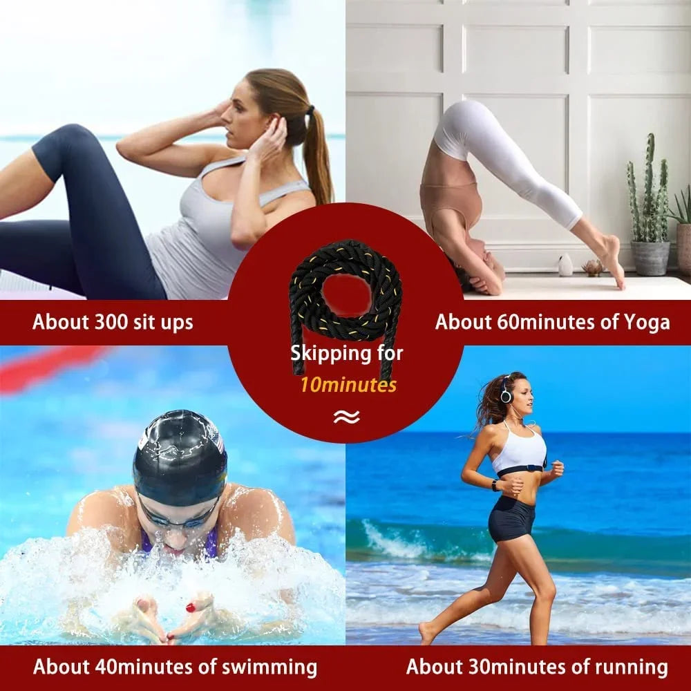 Heavy Jump Rope for Fitness Training Crossfit Battle