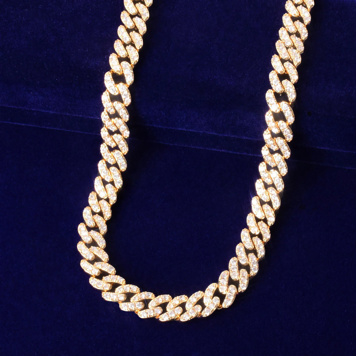 Bubble Letter Miami Cuban Link Chain for Men