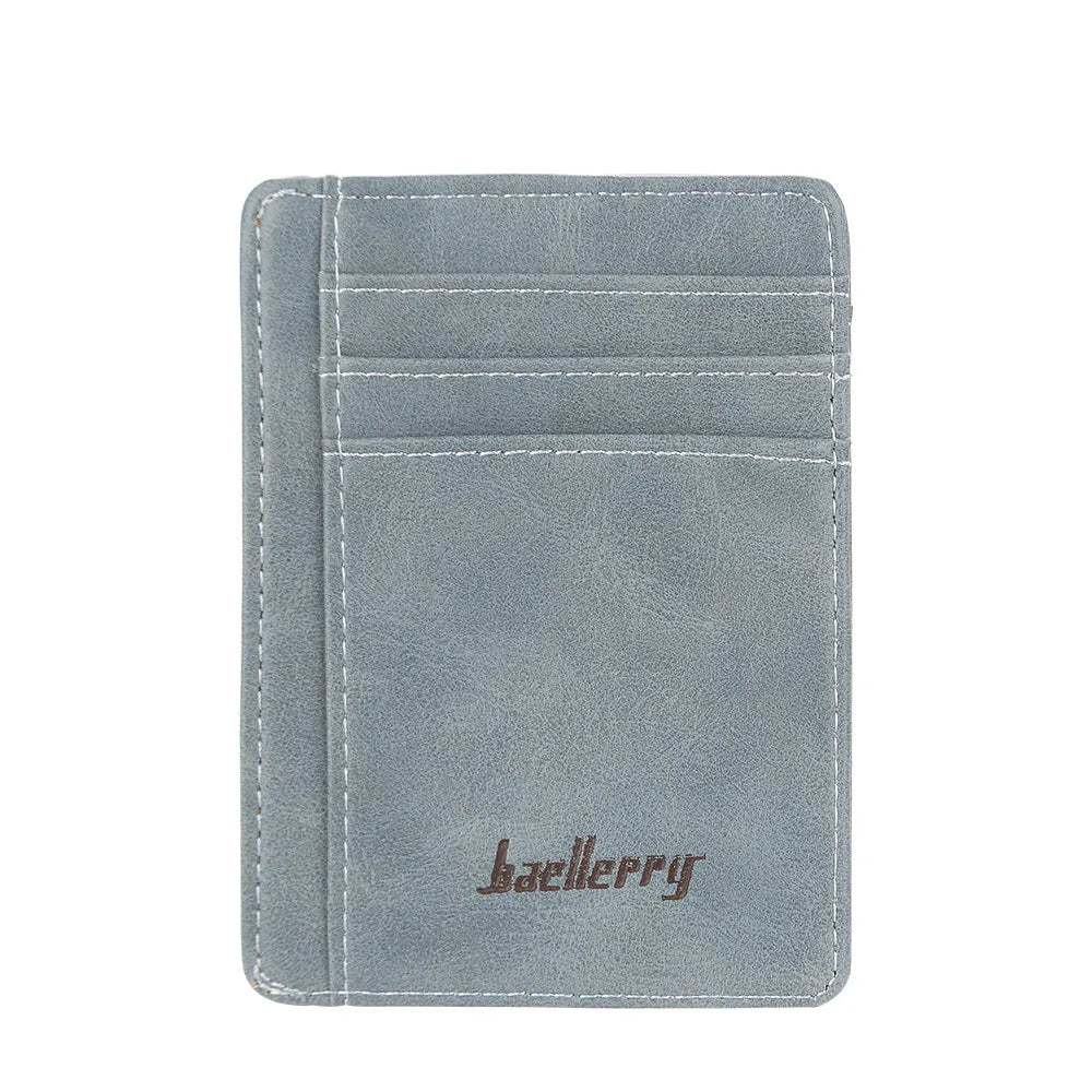 2022 Mini Men's Card Wallet – Customized PU Leather Holder