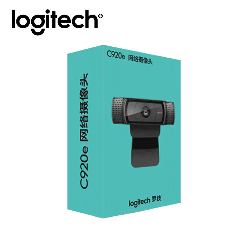 Logitech HD Pro Webcam C920e,Widescreen Video Chat Recording USB Smart 1080p Autofocus Camera Full HD,C920 upgrade version