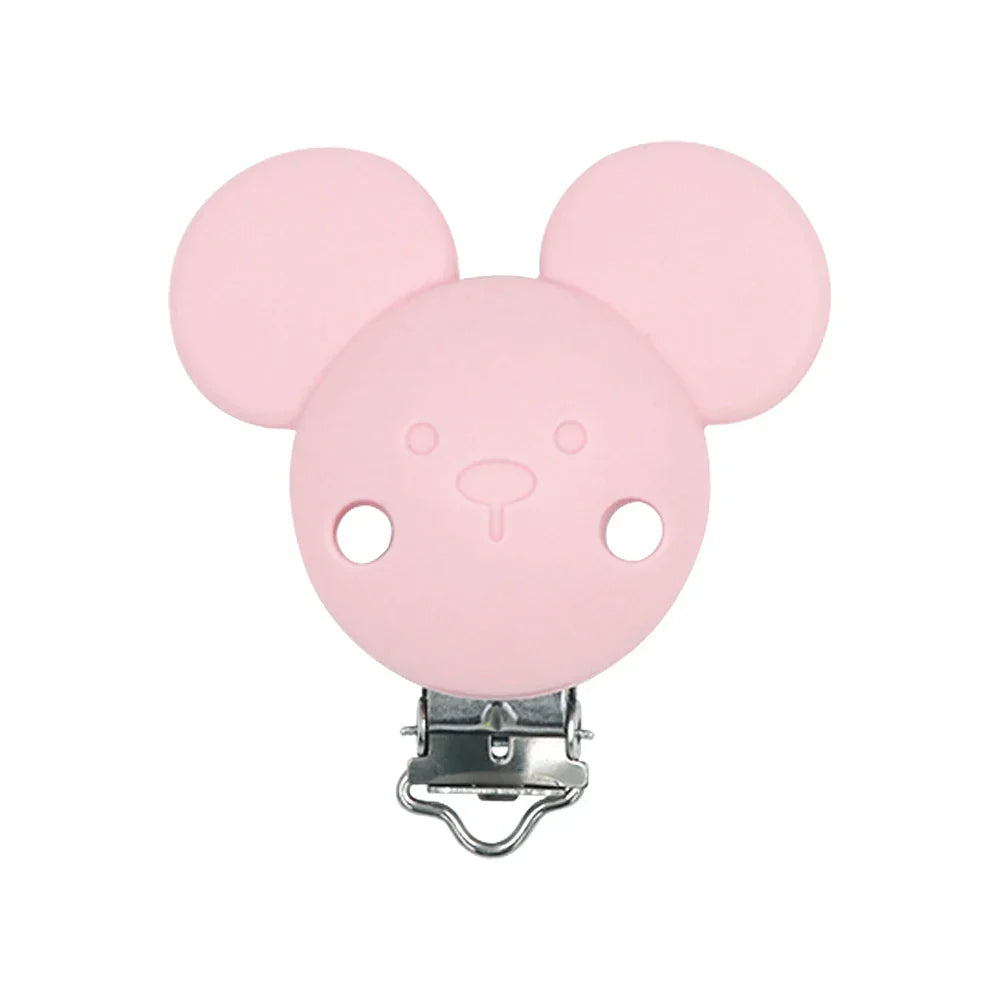 BOBO.BOX 10pc Silicone Beads Mikey Mouse Round Shape