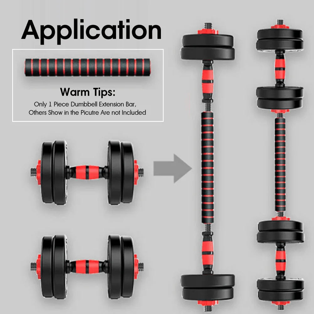 40cm Dumbbell Connecting Rod Gym Excersize Training Equipment