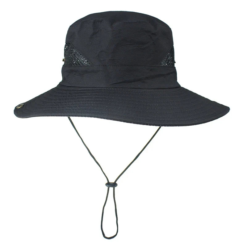 New Outdoor Men Hats Fishing Cap Solid Color