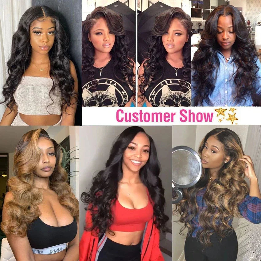 Beaudiva Human Hair Bundles With HD Transparent Lace
