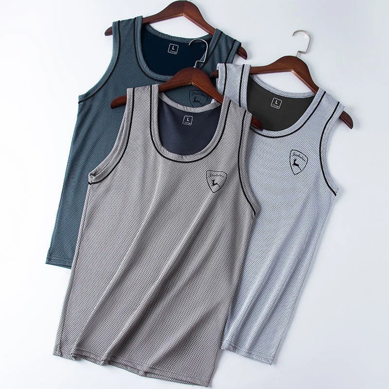 Mens Underwear Sleeveless Tank Top Solid Muscle Vest