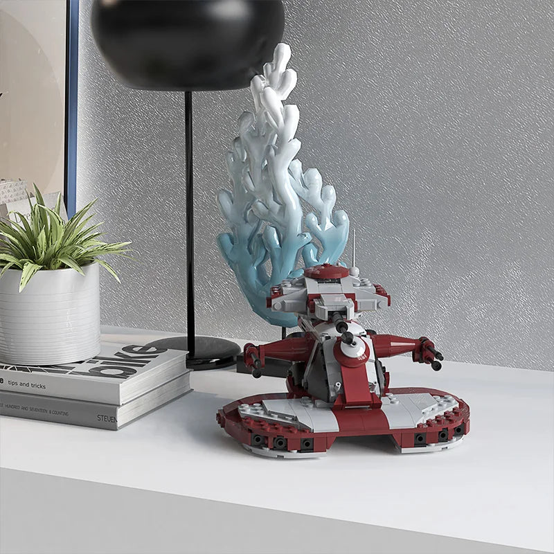 MOC Space Military Tank AAT Tank Building Block