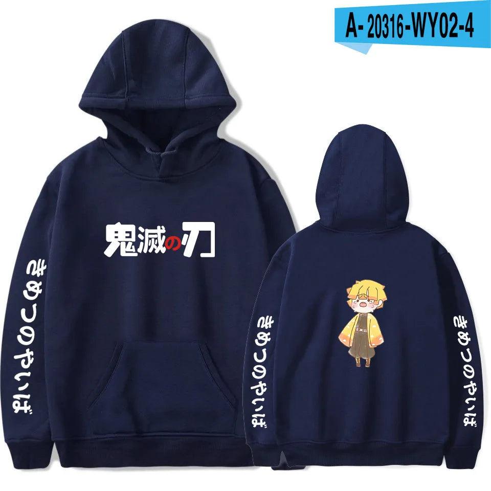 Anime Hoodie Demon Slayer Oversized Hoodies Sweatshirts Men/Womens