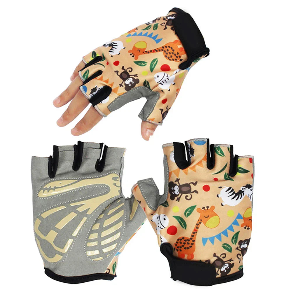 Stylish Half Finger Breathable Antislip For Sports Scooter
