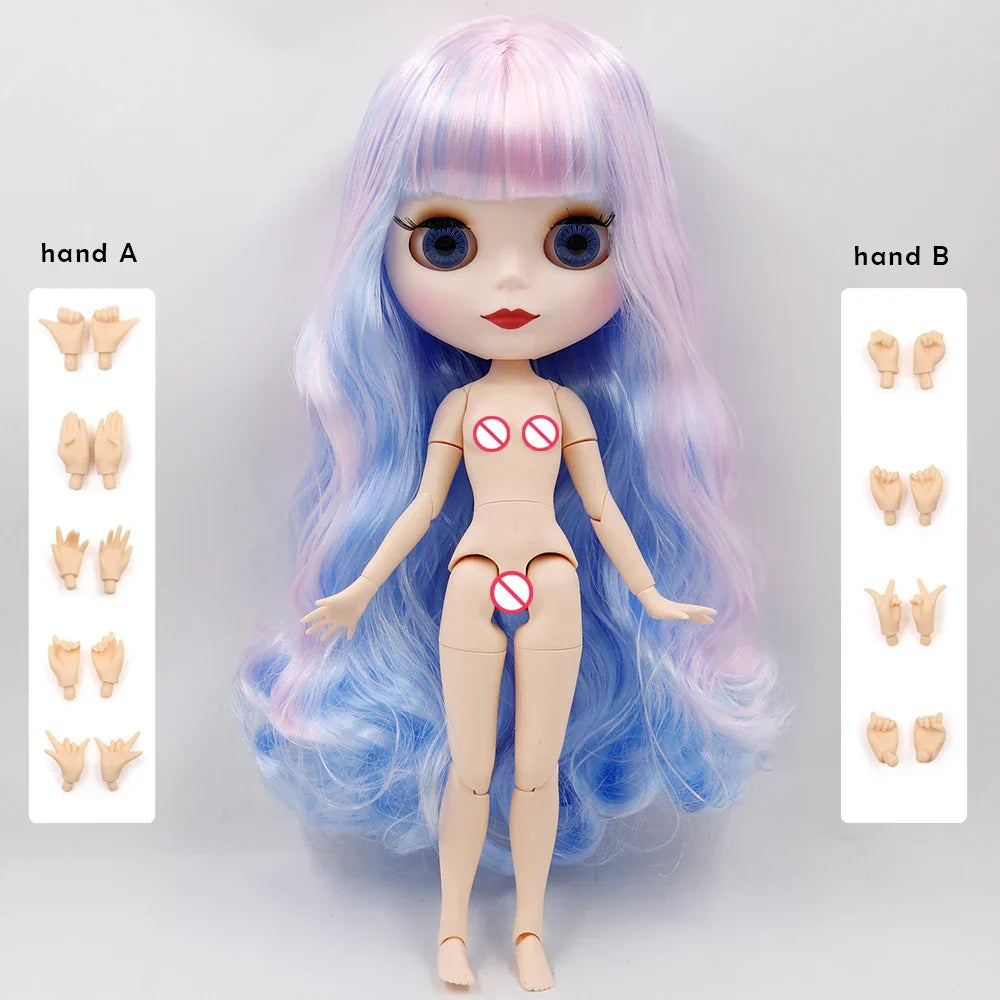 ICY DBS Blyth Doll 1/6 Joint Body DIY BJD toys Fashion Dolls girl gift Special Offer on sale with hand set A&B