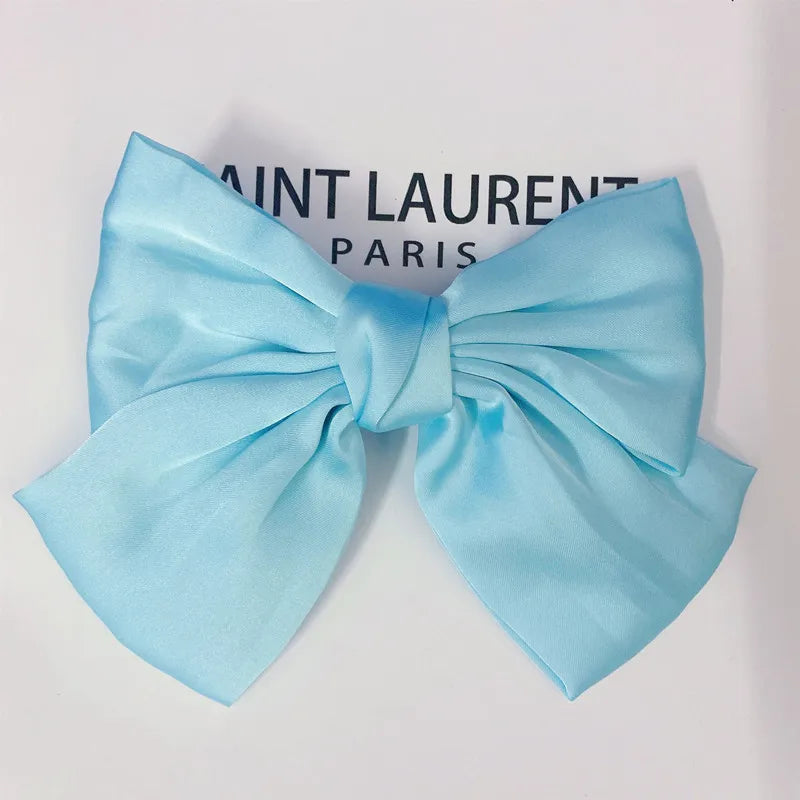 Fashion Ribbon Hairgrips Big Large Bow Hairpin For