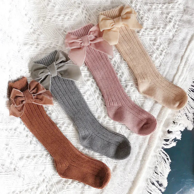 Baby Knee High Socks Winter Autumn Kids Cotton