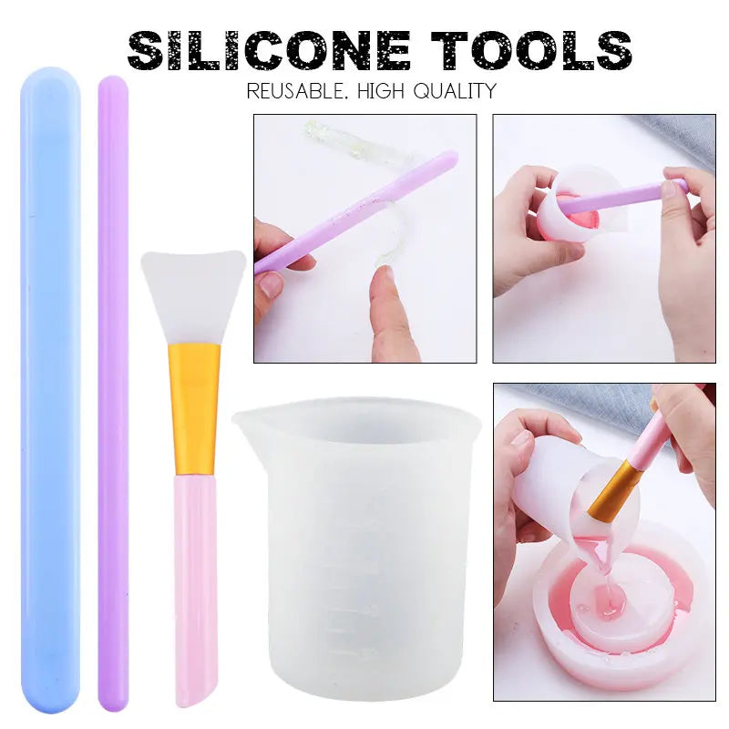Epoxy Resin Accessories Kit With 3 Layers Box