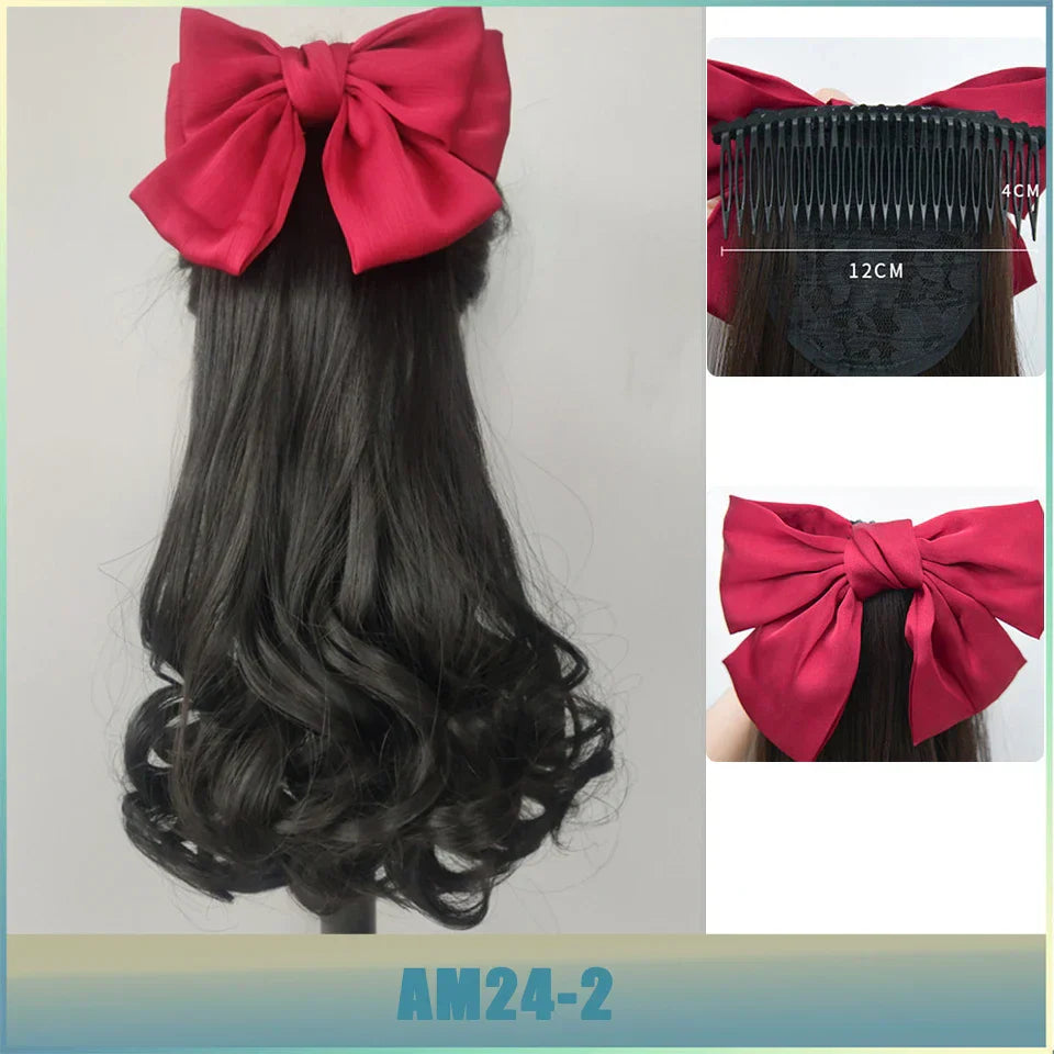 AS Synthetic Retro Ponytail with Comb Europen Princess