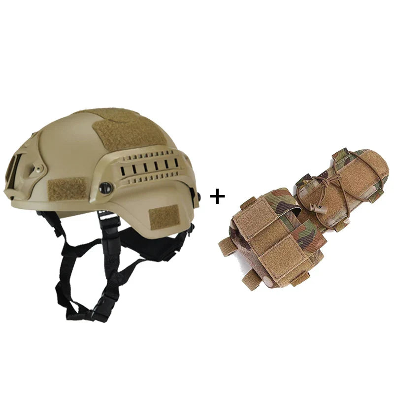 Helmet MICH2000 Airsoft MH Tactical Military Helmet Battery