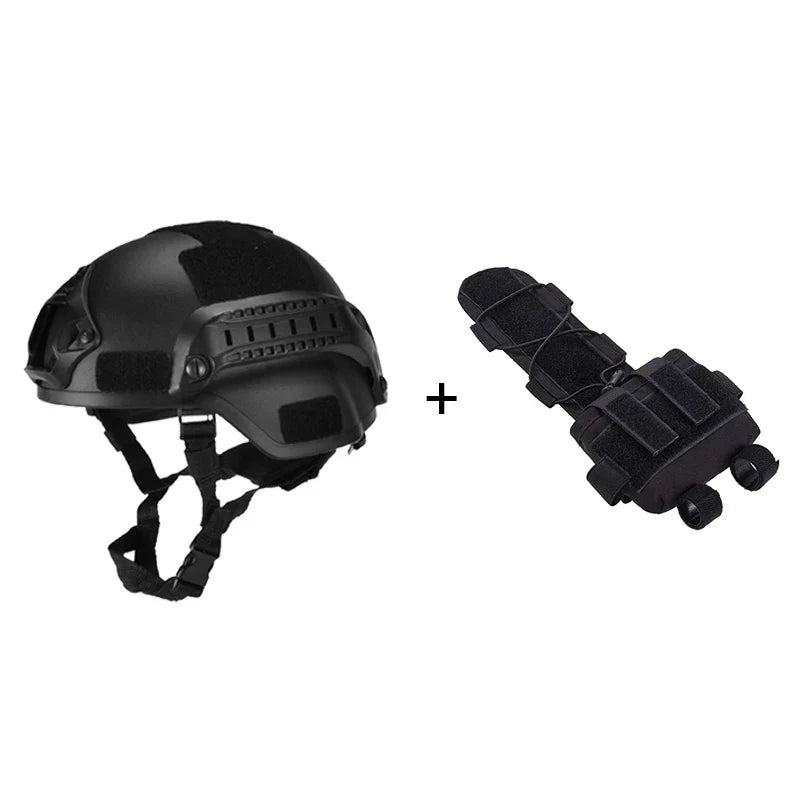 Helmet MICH2000 Airsoft MH Tactical Military Helmet Battery