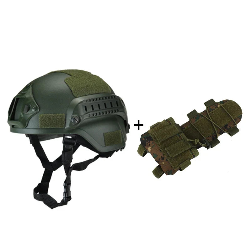 Helmet MICH2000 Airsoft MH Tactical Military Helmet Battery