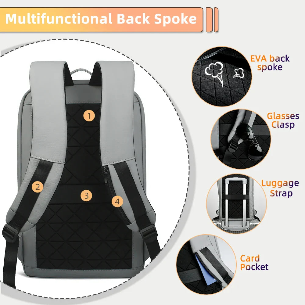 Heroic Knight Backpack Men Business Slim Work Waterproof