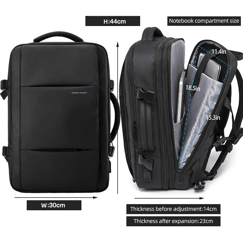 Heroic Knight Travel Backpack Men Business Backpack School