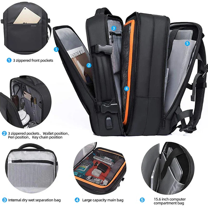 Heroic Knight Travel Backpack Men Business Backpack School