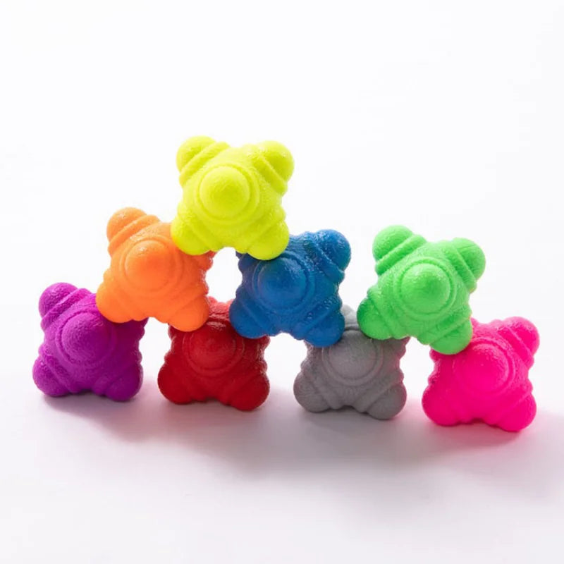 Hexagon Reaction Ball Silicone Agility Coordination Reflex Exercise