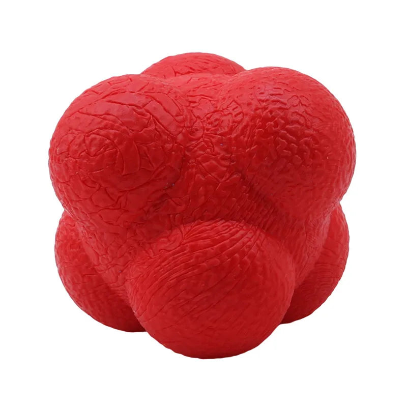 Hexagon Reaction Ball Silicone Agility Coordination Reflex Exercise