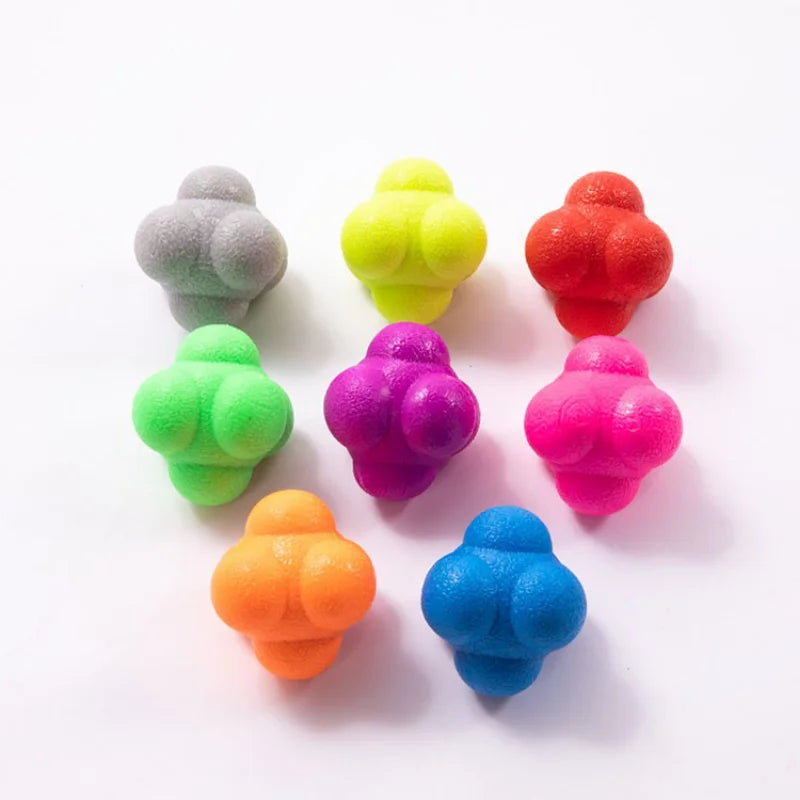 Hexagon Reaction Ball Silicone Agility Coordination Reflex Exercise