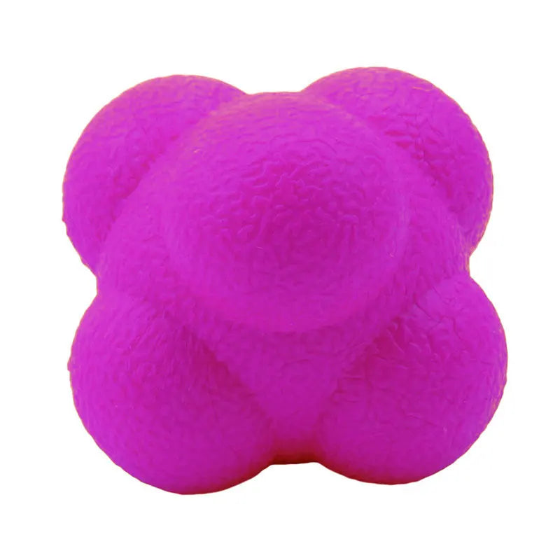 Hexagon Reaction Ball Silicone Agility Coordination Reflex Exercise