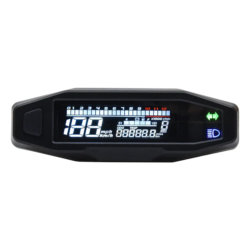 2021 Universal Moto RPM Tachometer & Speedometer Set for Motorcycles