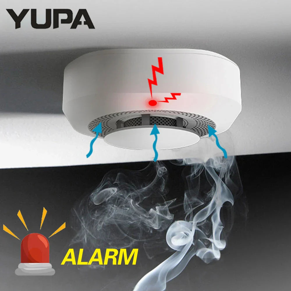 New Smoke Detector Wireless 433mhz Real-time Detection Fire