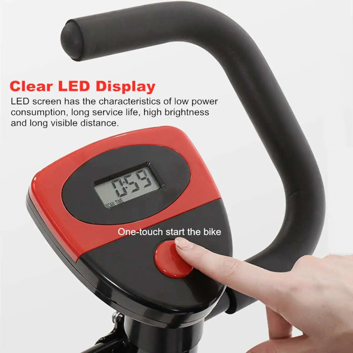 Indoor Cycling Trainer Weight Loss Fitness Workout Machine