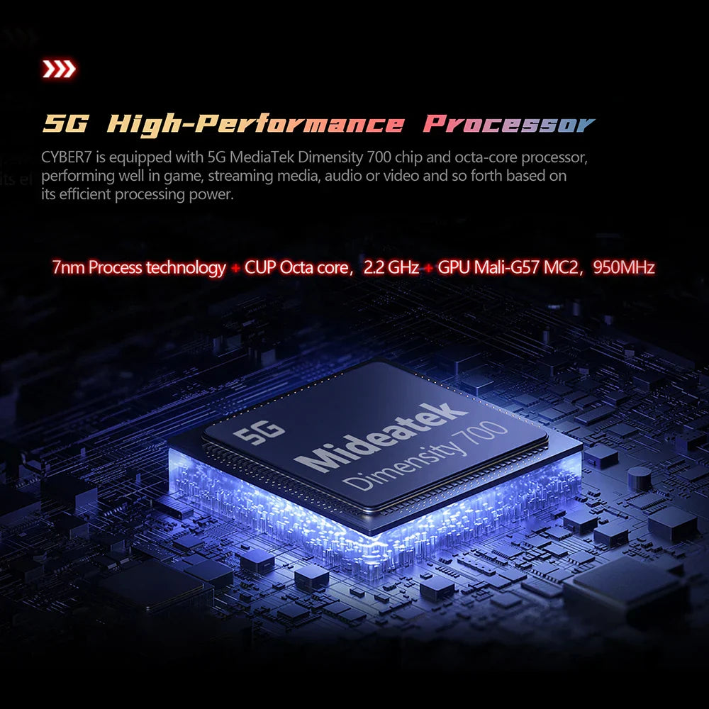 HOTWAV Cyber 7 5G Rugged Phone 6.3 Inch
