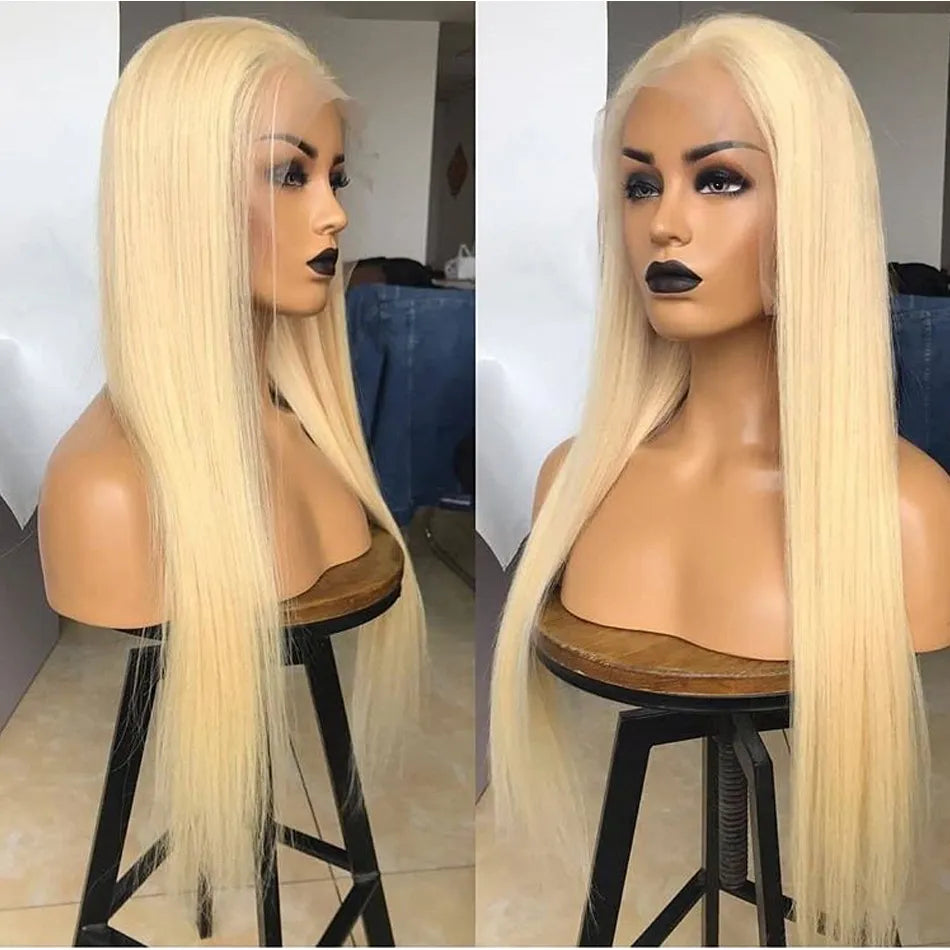 13x6 HD Transparent 613 Blonde Lace Frontal Human