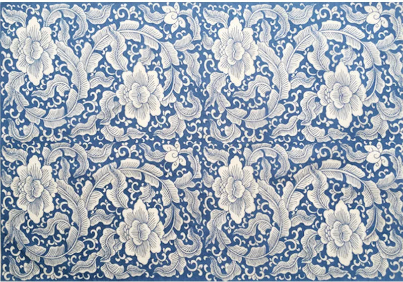 Pottery ceramics clay Transfer paper glaze underglaze flower