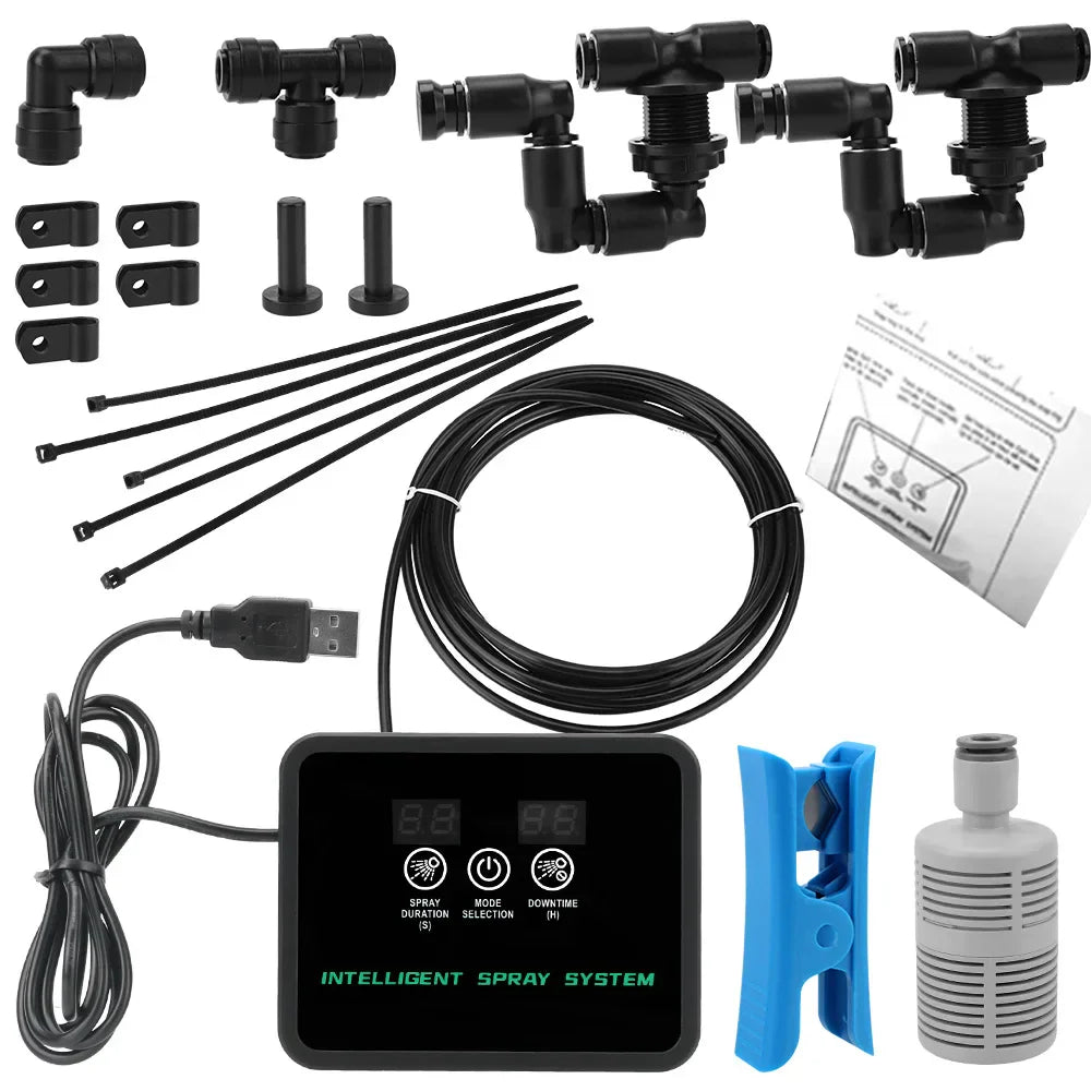 Intelligent Automatic Reptile Fogger Touch Screen Sprinkler Control